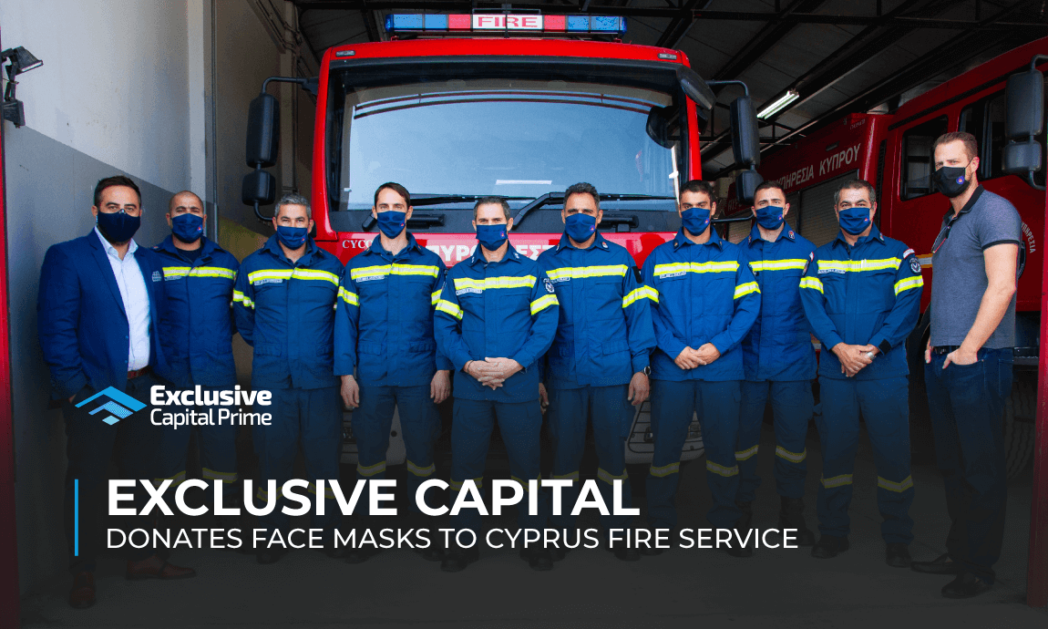 Exclusive Capital donates face masks to Cyprus Fire Service