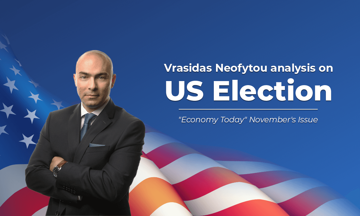 Vrasidas Neofytou analysis on the US Presidential Election featured in “Economy Today” magazine