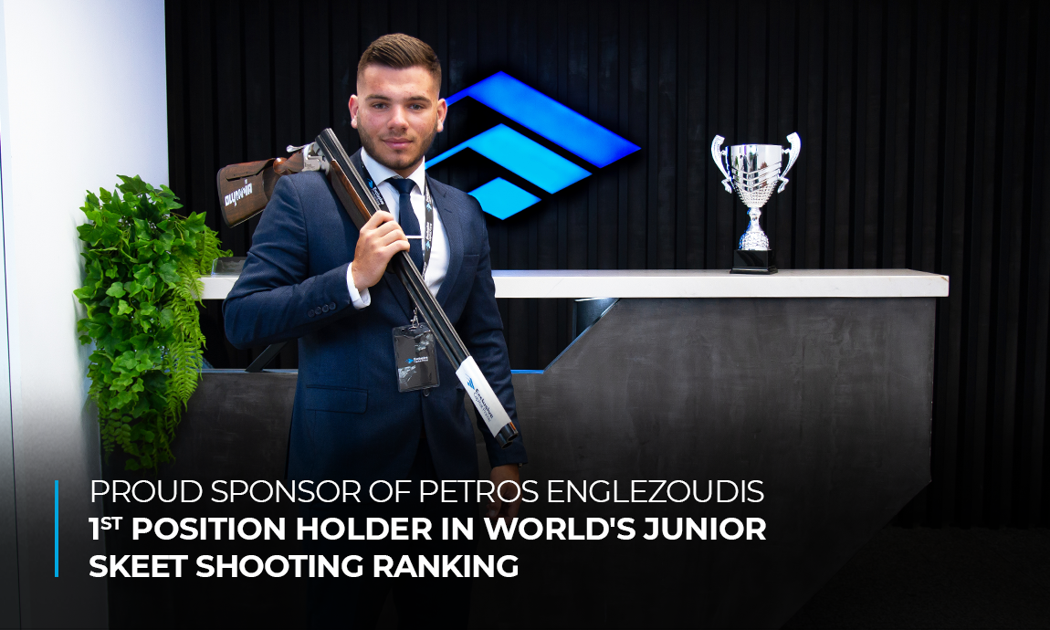 Proud Sponsor of Petros Englezoudis – 1st position holder in World’s Junior Skeet Shooting Ranking