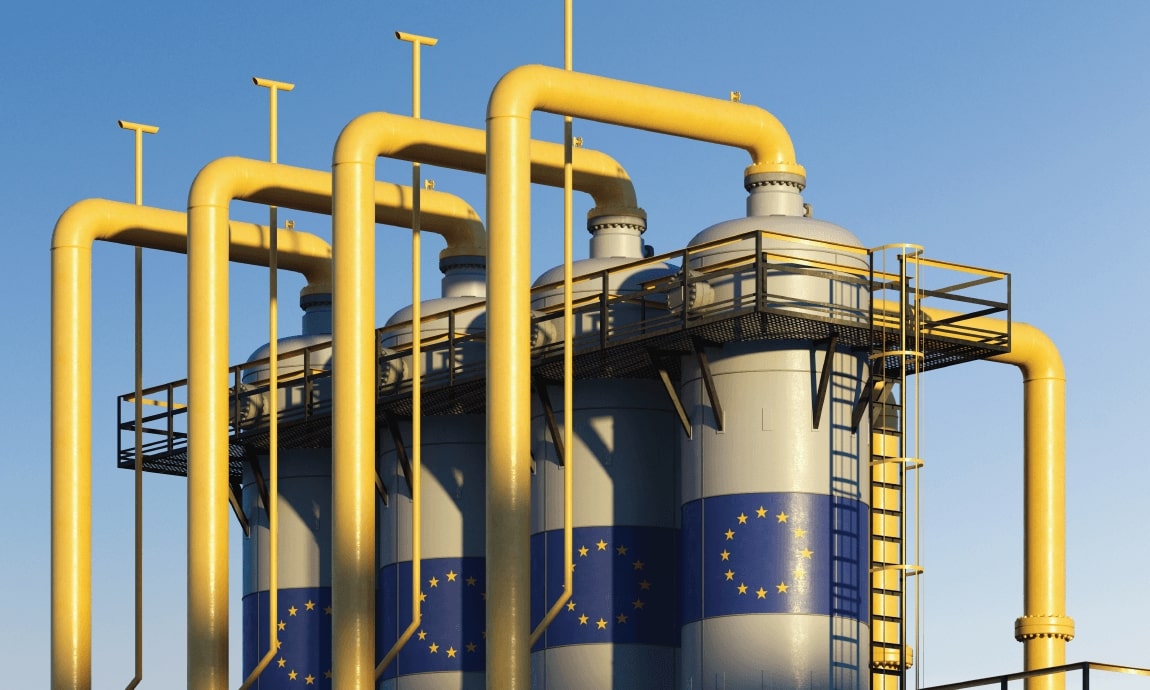 European natural gas hits a 4-month low on filled-up storages and warmer weather