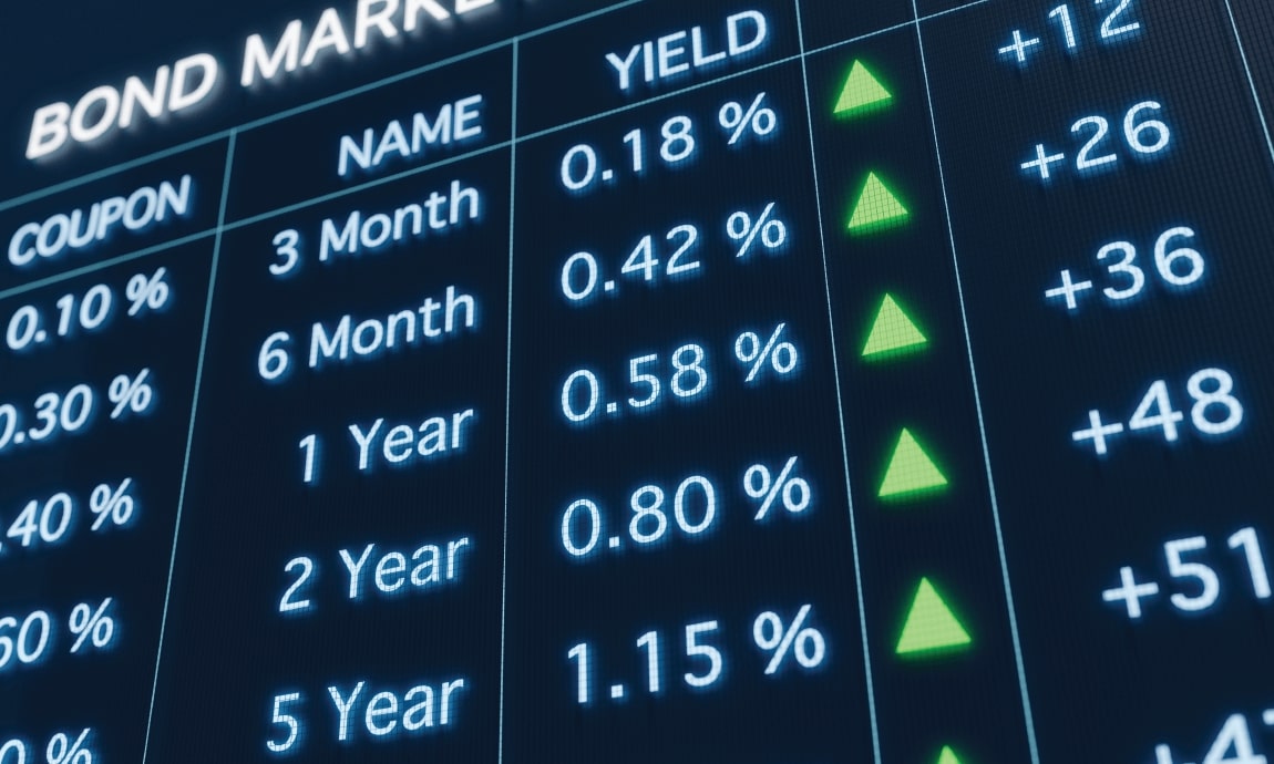 Yield curve inversion between 2-year/10-year bonds signals a recession risk