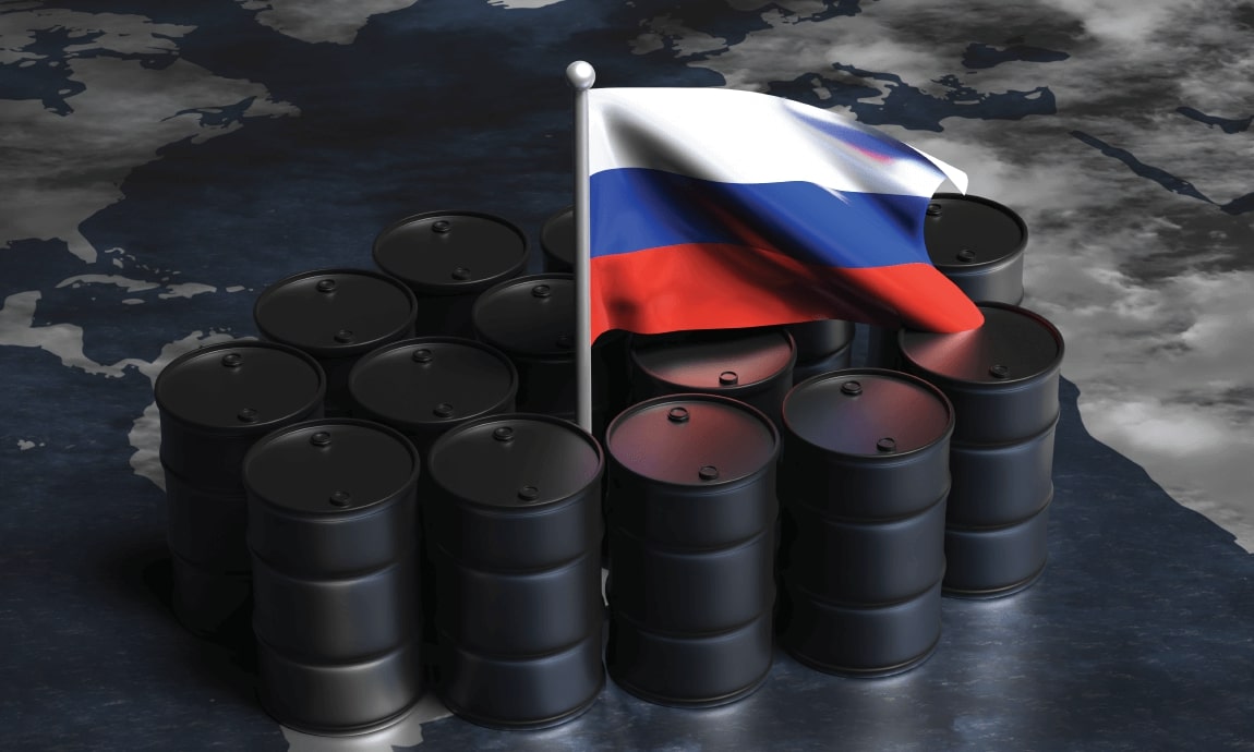 Brent oil falls to $83/b on Russian exports and rate hikes